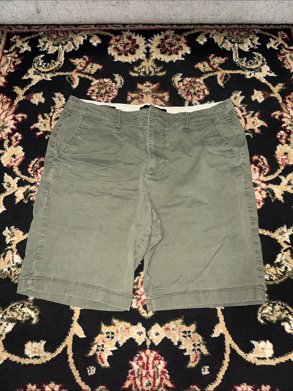 Men's Hollister Olive Green Casual Shorts